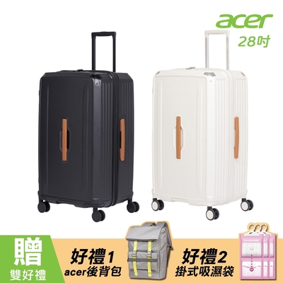 【Acer 宏碁】墨爾本拉鍊行李箱 28吋