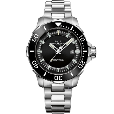 BALL 波爾錶官方授權B5 Engineer 鈦金屬一體成型錶殼1000米潛水機械錶-DM3002A-S3CJ-BK