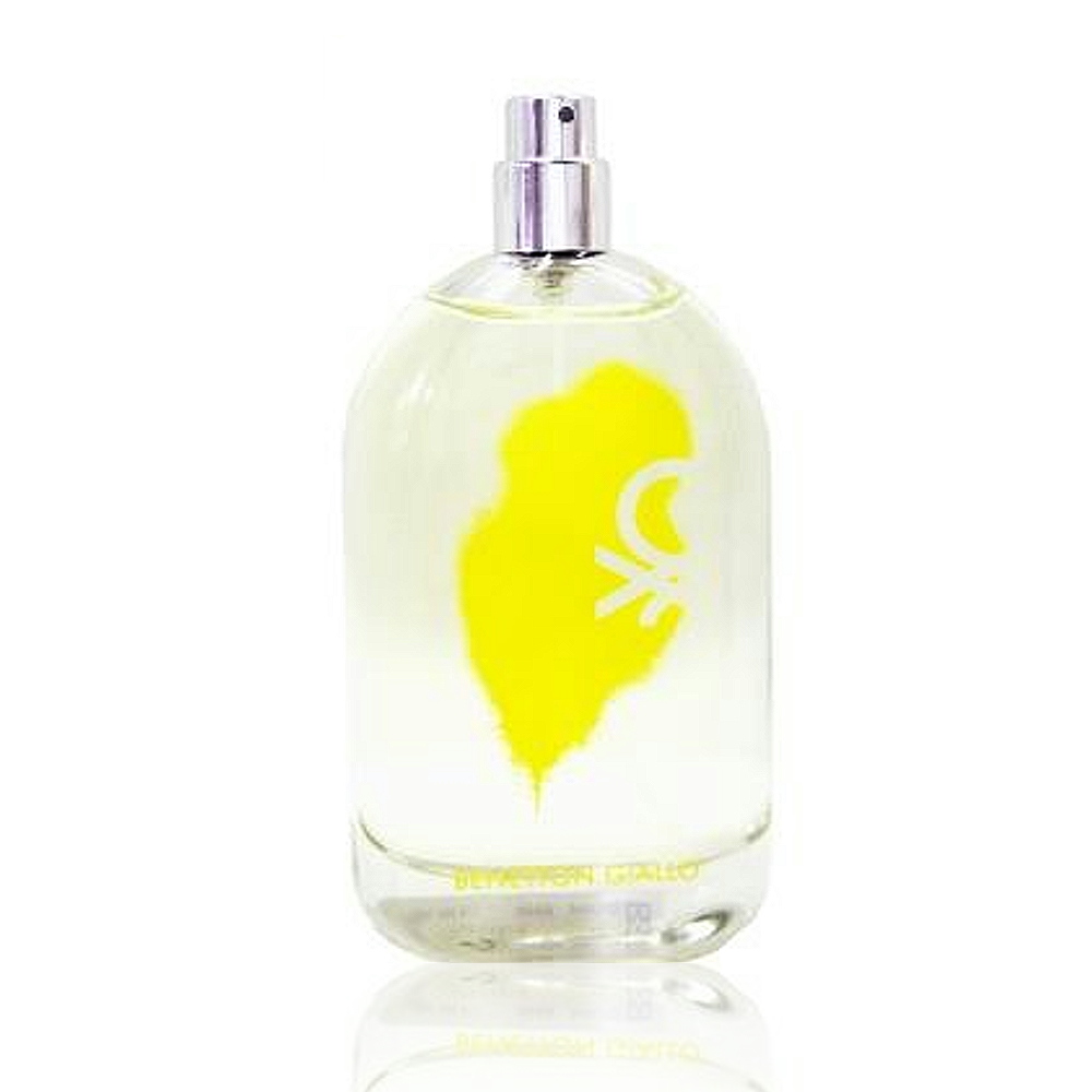 Benetton Giallo  班尼頓亮黃女性淡香水 100ml Test 包裝 無外盒