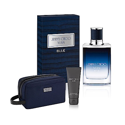 JIMMY CHOO 酷藍男性淡香水50ml(贈盥洗包+沐浴膠100ml)