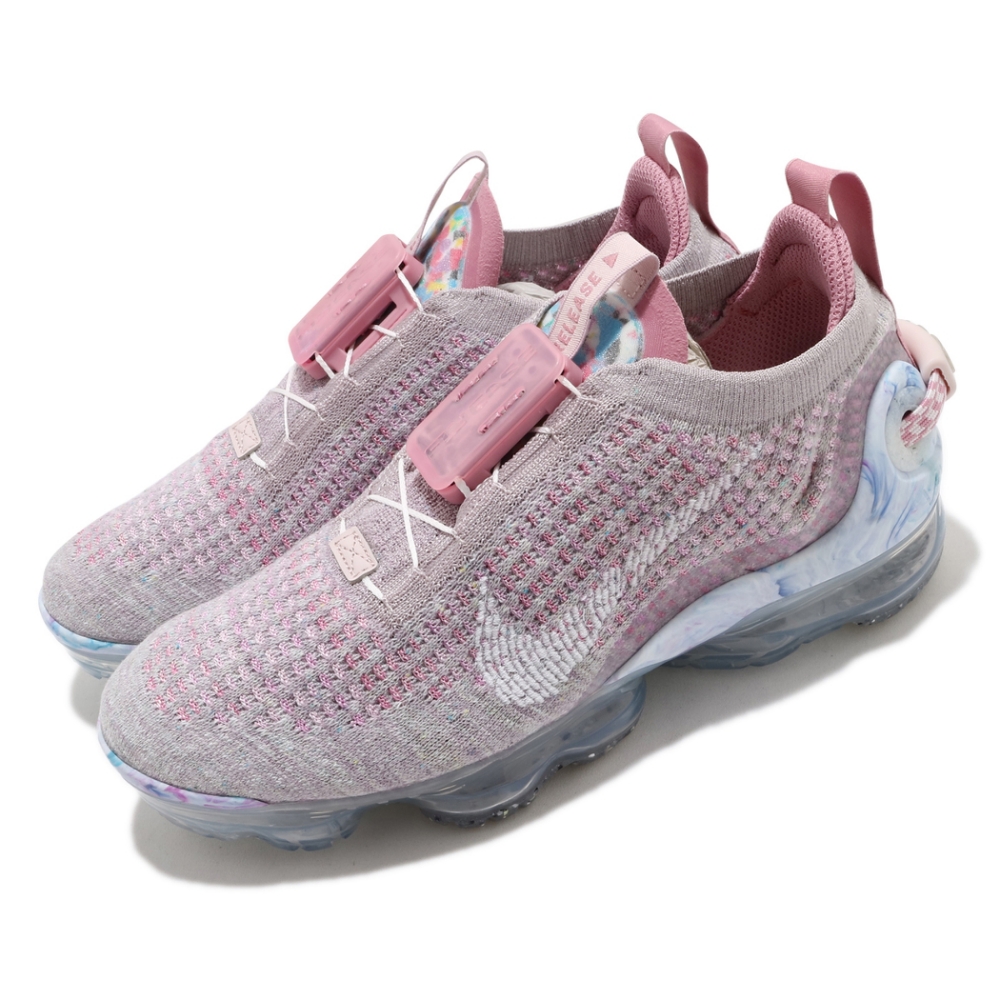 Nike 休閒鞋 Vapormax 2020 FK 運動 女鞋 氣墊 舒適 避震 環保理念 快速綁帶 粉 藍  CT1933500