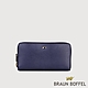 【BRAUN BUFFEL 德國小金牛】台灣總代理 奧菲莉亞V 12卡拉鍊長夾-午夜藍/BF628-V102-MNB product thumbnail 2