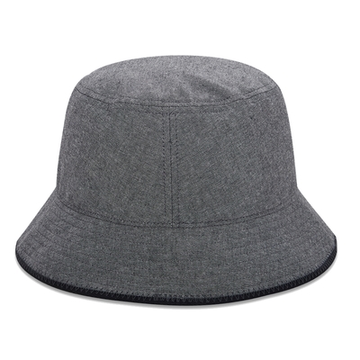 Converse 漁夫帽Novelty Bucket Hat 男女款黑灰棉麻透氣帽子 