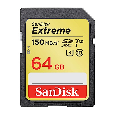 SanDisk Extreme SDXC UHS-1(V30) 64G 記憶卡
