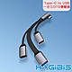 HAGiBiS 海備思 Type-C to USB3.0/USB2.0 一分三OTG傳輸線 product thumbnail 1