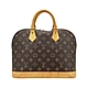 二手品 Louis Vuitton Monogram Alma PM 手提包(咖) product thumbnail 1