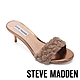 STEVE MADDEN-KEYNOTE 鑽面編織低跟涼拖鞋-香檳金 product thumbnail 1