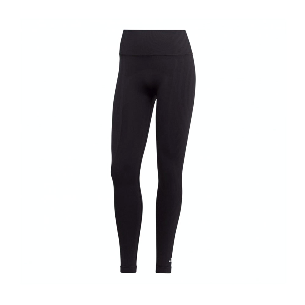 Adidas FRMT SC SOLID [HS5458] 女 緊身褲 長褲 運動 健身 訓練 皮拉提斯 高腰 支撐 黑