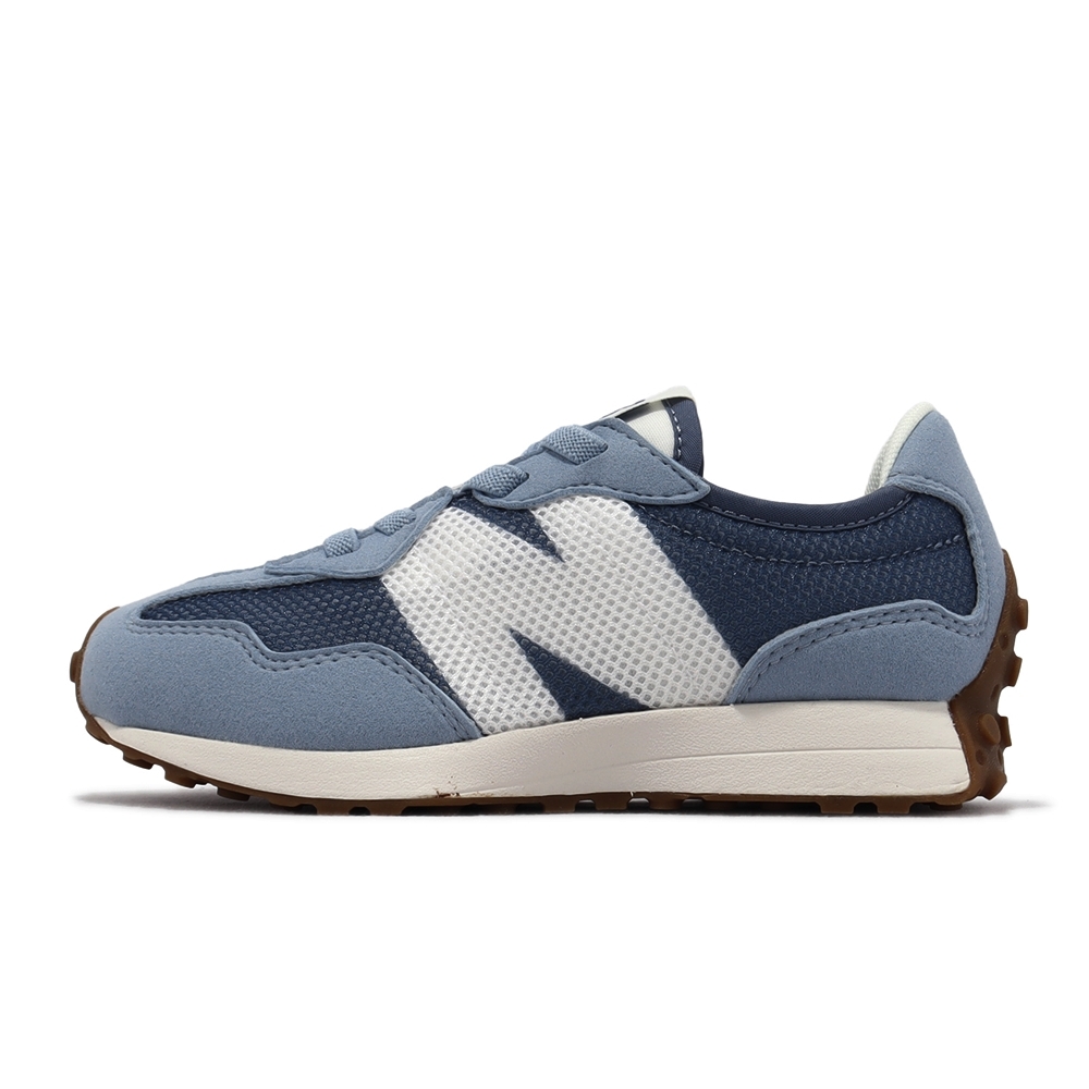 New Balance 327 Bungee 男女大童休閒鞋-藍-PH327MQ-W