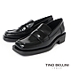 Tino Bellini 義大利進口全真皮方頭低跟樂福鞋FYLV033(黑色) product thumbnail 1