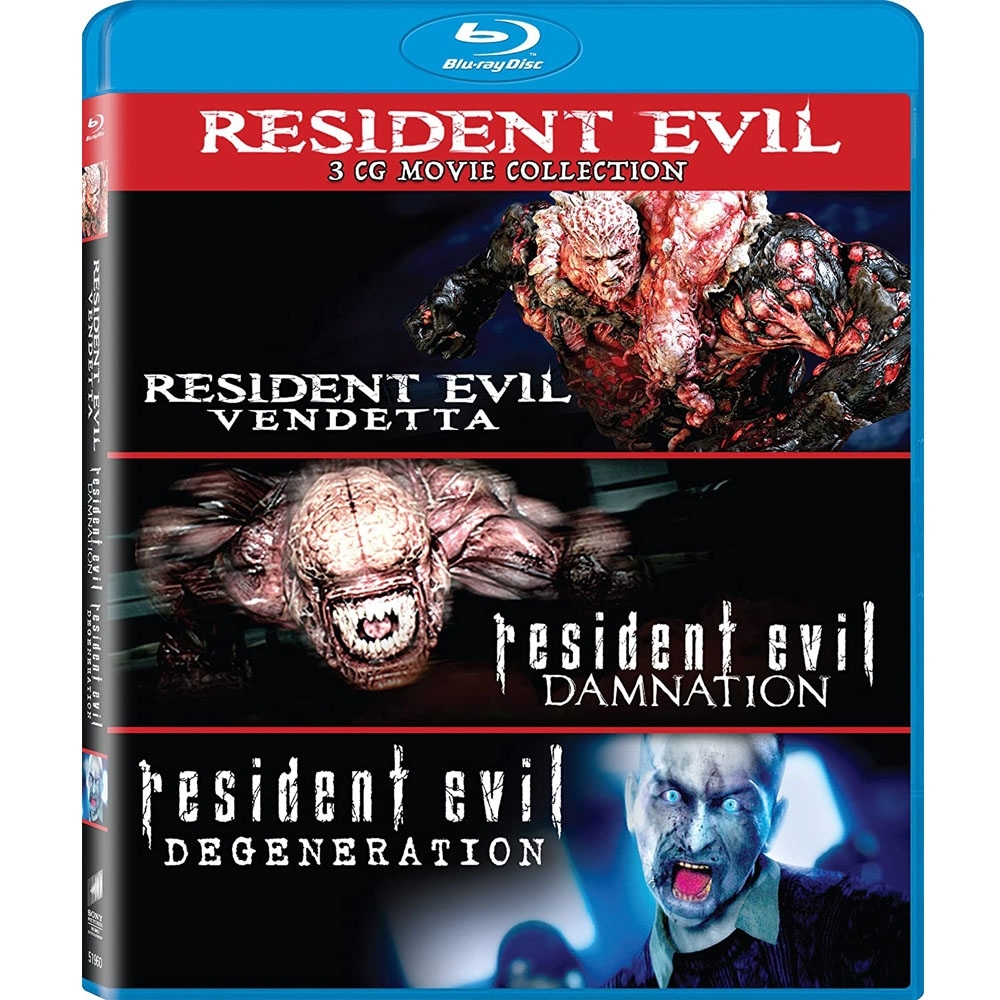 惡靈古堡CG動畫：血仇+詛咒+惡化 Resident Evil 藍光 BD