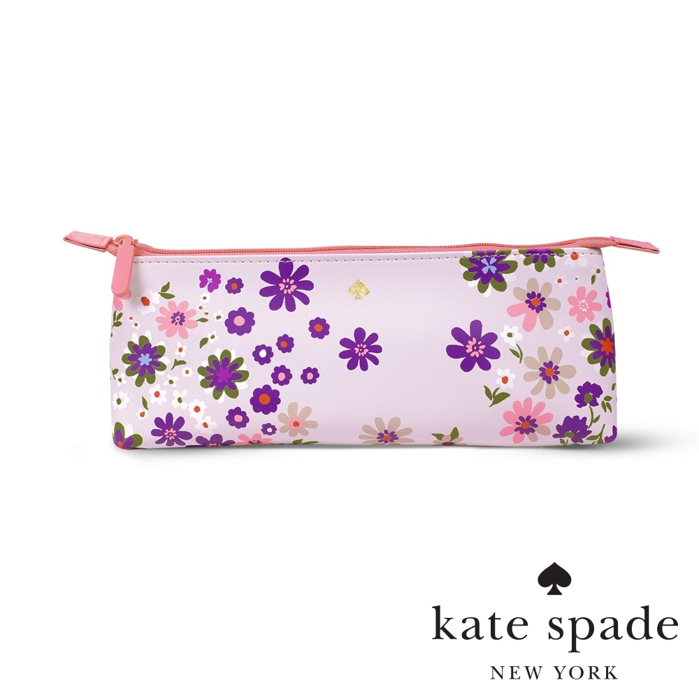 KATE SPADE 落英繽紛皮革筆袋