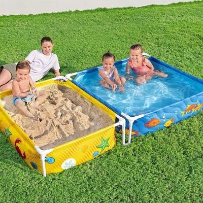 【凡太奇】Bestway 二合一框架兒童遊戲池 泳池 沙池