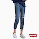 Levis 女款 中腰修身窄管牛仔長褲 刷破 product thumbnail 1