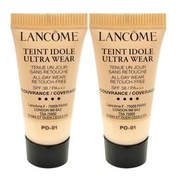 LANCOME 蘭蔻 零粉感超持久粉底 SPF38/PA+++  5ml*2入 (#PO-01)