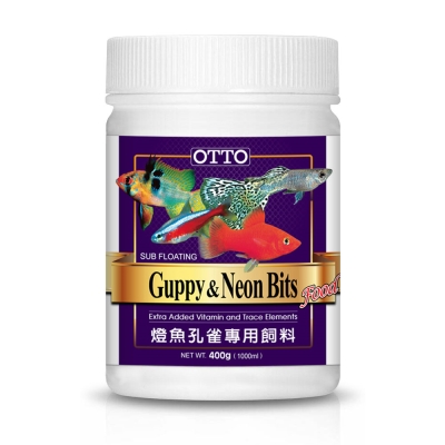 OTTO奧圖 燈魚孔雀專用飼料 400g X 2