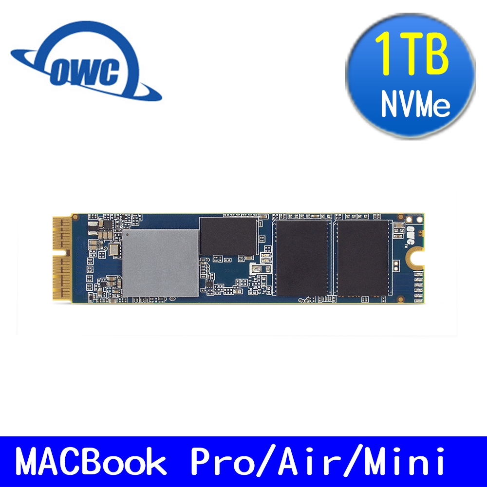 Mac專用M.2 SSD 1TB-OWC Aura Pro X2/2013-2017