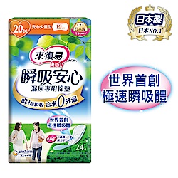 瞬吸安心漏尿專用棉墊 (24片x8包/箱)