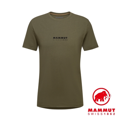 【Mammut 】Mammut Logo T-Shirt Men 有機棉短袖上衣 綠鬣蜥PRT3 男款 #1017-07296