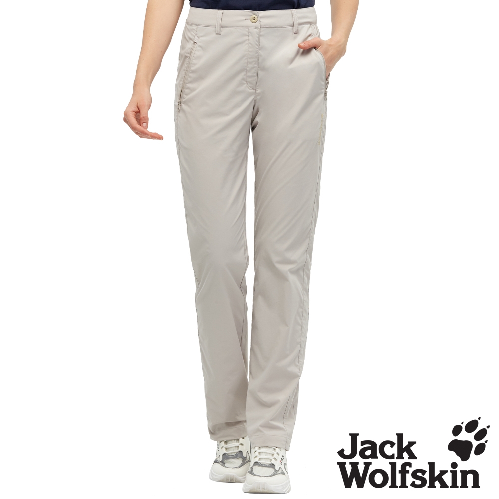 【Jack wolfskin 飛狼】女 時尚修身快乾彈性休閒長褲 登山褲『米卡』
