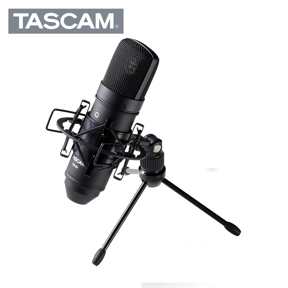 TASCAM TM-80 Black 電容麥克風套裝組 黑色版