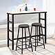 Homelike 柯特4尺吧台桌椅組(含二椅)-120x40x104cm 餐桌 邊桌 高腳桌 高腳椅 product thumbnail 1