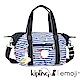 Kipling 斜背包 Emoji系列香蕉吊飾 條紋圖案-小 product thumbnail 1