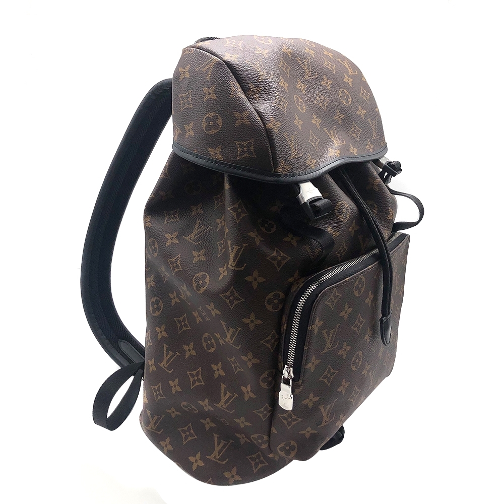 LOUIS VUITTON LOUIS VUITTON Zack Backpack Rucksack M43422 Monogram Macassar  canvas Brown Used M43422