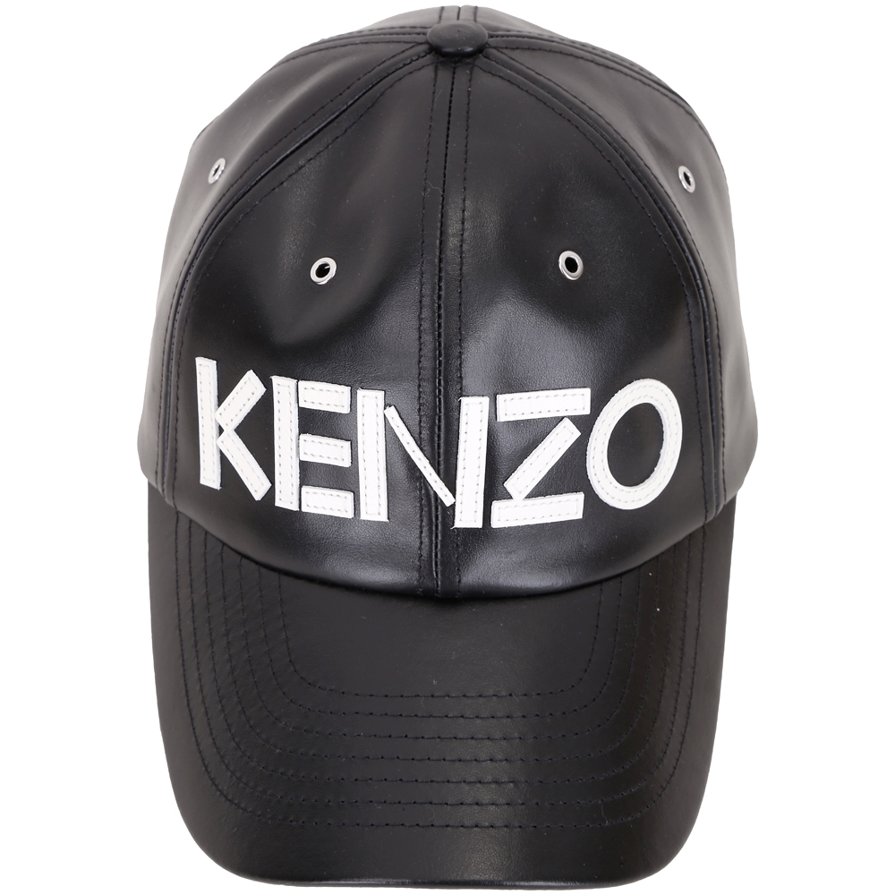 KENZO 品牌字母牛皮棒球帽(黑色) | 精品服飾/鞋子| Yahoo奇摩購物中心