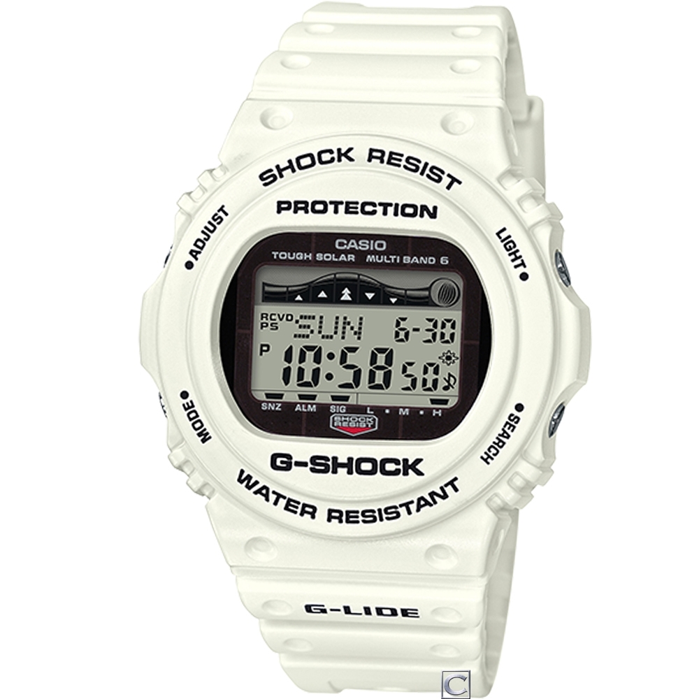 CASIO G-SHOCK G-LIDE 頂級極限運動電波錶(GWX-5700CS-7)