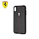 Ferrari iPhone XS MAX / XR法拉利真皮直紋縫線背蓋(黑色) product thumbnail 1