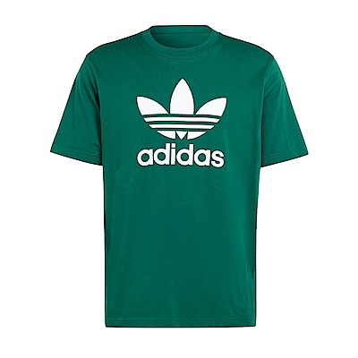 Adidas Trefoil T-Shirt [IR7976] 男 短袖 上衣 T恤 運動 經典 三葉草 基本款 綠