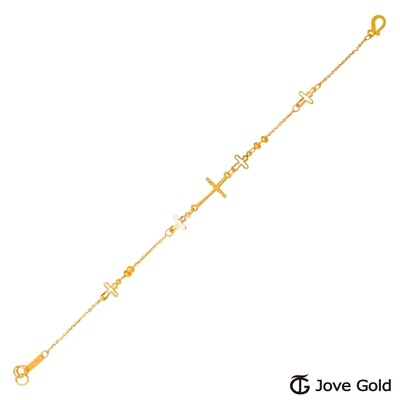 Jove Gold 漾金飾 信心黃金手鍊