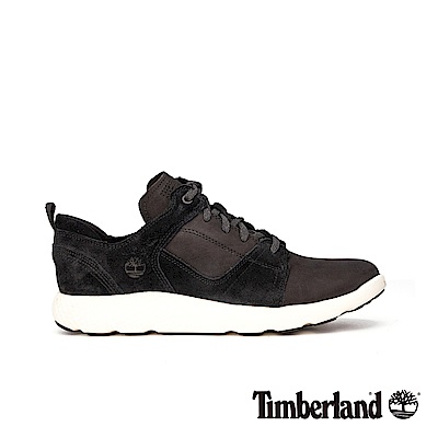 Timberland 男款FlyRoam黑色絨面運動鞋