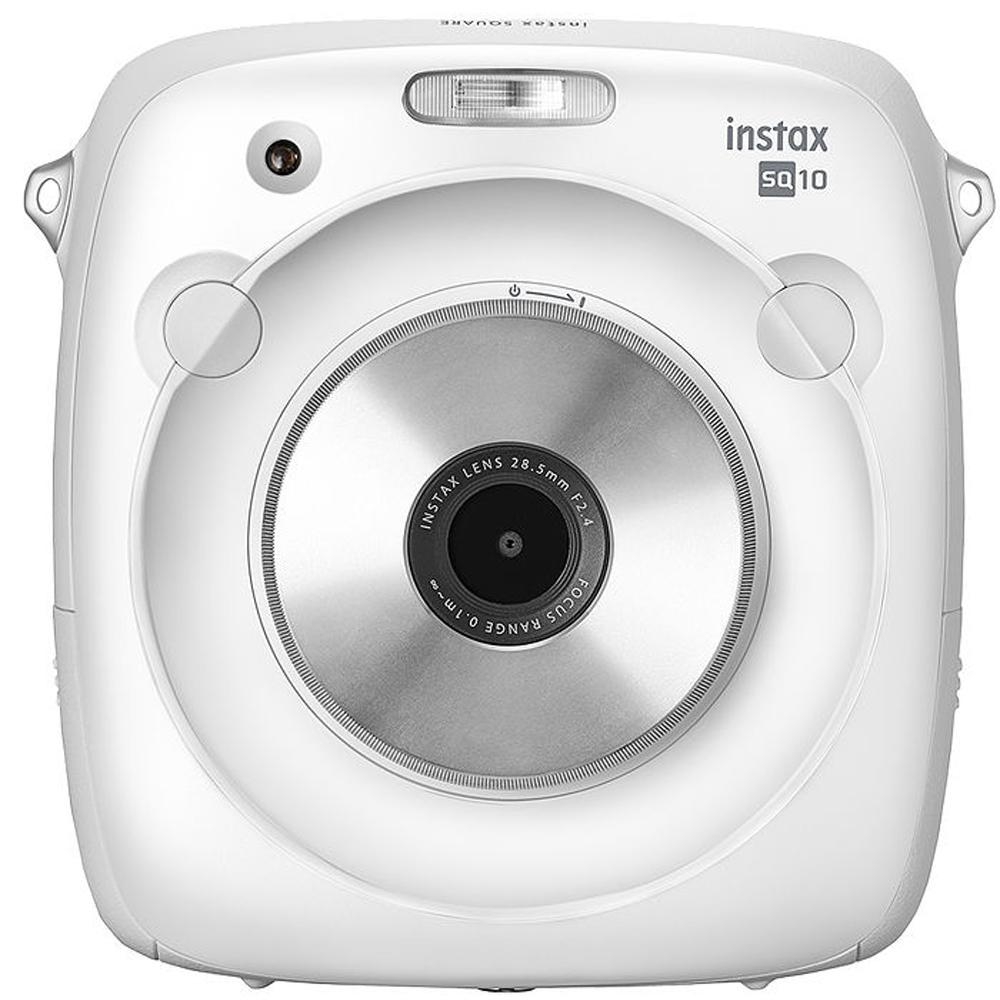 拍立得 FUJIFILM instax SQUARE SQ10 方形相機(公司貨)-白色