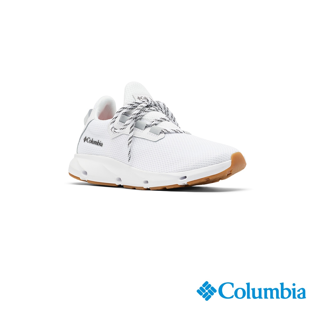 Columbia 哥倫比亞 女款-輕量透氣休閒鞋-白色 UBL01590WT