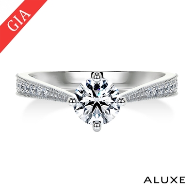 ALUXE 亞立詩 GIA 0.30克拉 DSI1 3EX 18K金 求婚鑽戒 RS0770