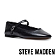 STEVE MADDEN-VINETTA 皮革圓頭瑪莉珍鞋-黑色 product thumbnail 1