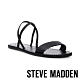 STEVE MADDEN-INSTANT 交叉條帶一字平底涼鞋-黑色 product thumbnail 1