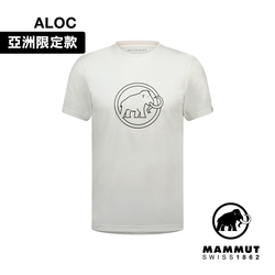 【Mammut長毛象】QD Logo Print T-Shirt AF Men 快乾LOGO短袖T恤 男款 白PRT4 #1017-02012-00541