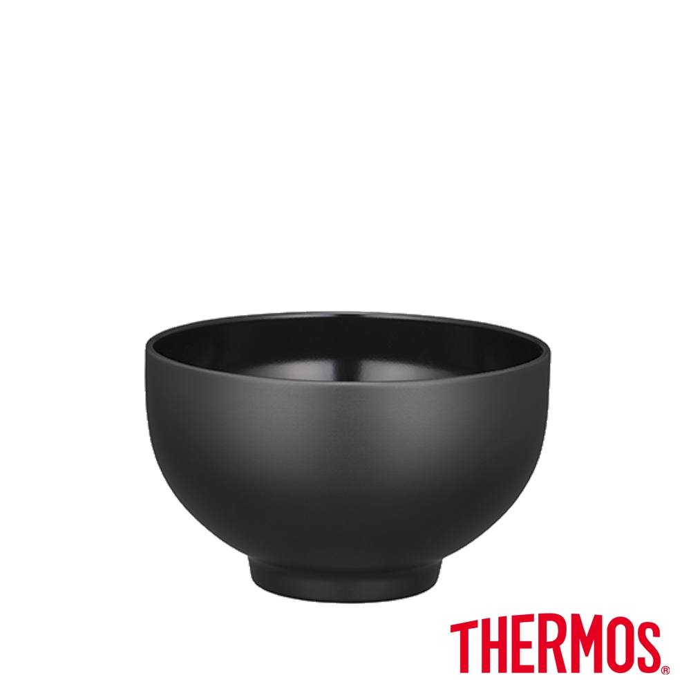 THERMOS膳魔師 不銹鋼真空保溫碗400ml-黑色(JDO-400-K)