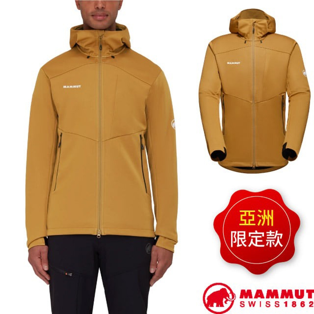 MAMMUT 長毛象  亞洲限定 男 Ultimate VII 七代經典軟殼連帽外套.夾克_1011-01780-7502 獵豹褐