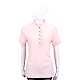 TORY BURCH Deneuve Polo 木耳邊飾短袖休閒衫(芭蕾粉) product thumbnail 1