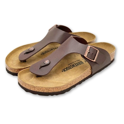 Birkenstock Ramses 男 寬版人字拖 咖啡色 勃肯 休閒夾腳拖鞋 經典素面平底 0044701