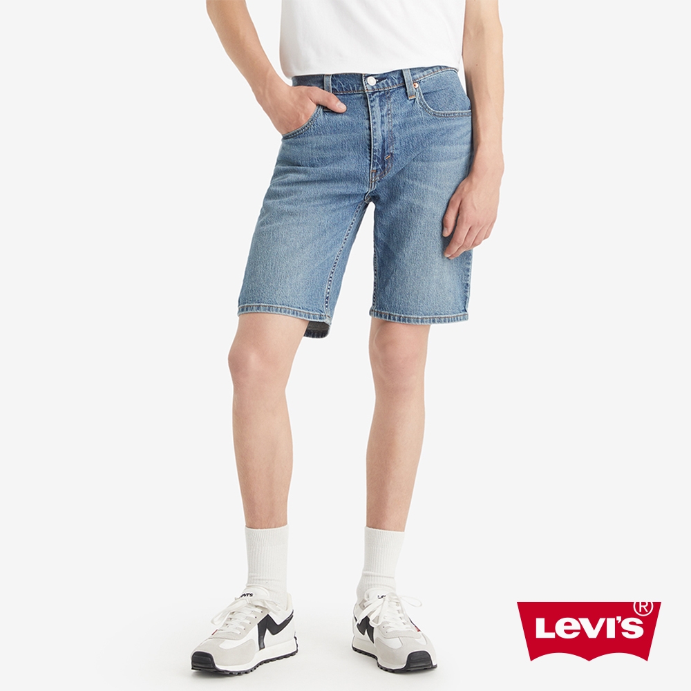 Levi's 405 低腰膝上彈性牛仔短褲 男生牛仔短褲 彈性牛仔褲