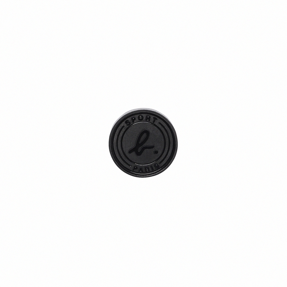 agnes b. - Sport b. logo造型貼耳式單耳耳環(中性)(銀) product image 1