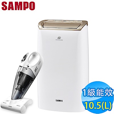 SAMPO聲寶 10.5L 1級清淨除濕機 AD-W720P + 奇美吸塵器VC-HB4LH0