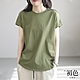 初色 純色寬鬆短袖T恤上衣女上衣-5款任選-32577(M-2XL可選) product thumbnail 8
