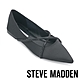 STEVE MADDEN-KELISE 鑽面交叉尖頭平底鞋-黑色 product thumbnail 1