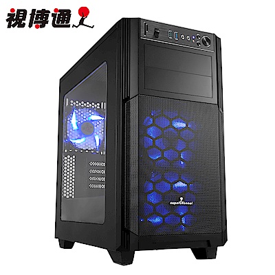 Superchannel 視博通 光魔戰士 M-ATX 透側 電腦機殼